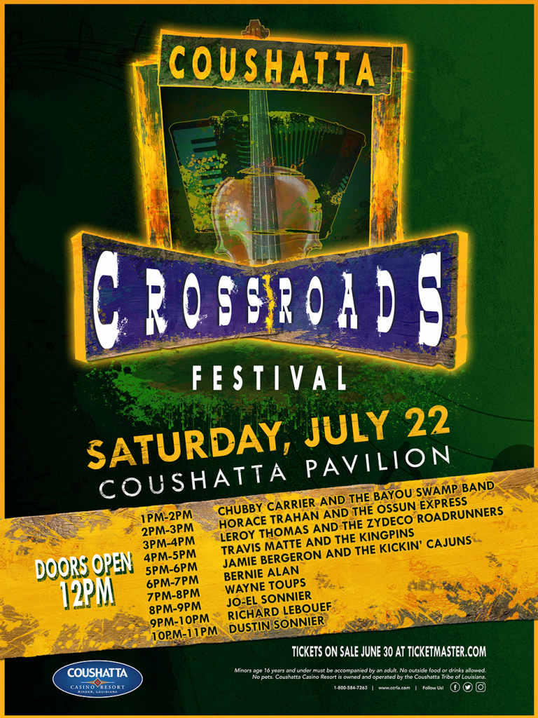 Win Tickets to the Coushatta Crossroads Festival 99.1 KXKCFM